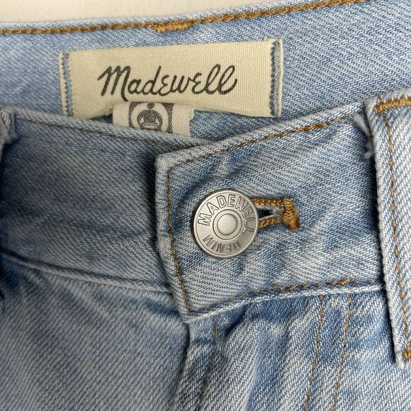 MADEWELL Wide Leg Crop Jeans Women 23 Perfect Vintage High Rise Cotton NQ158 - Picture 8 of 16